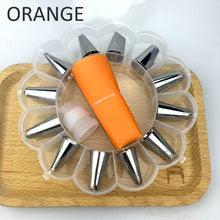 Charger l&#39;image dans la galerie, poche à douilles en silicone et ses 12 embouts inox