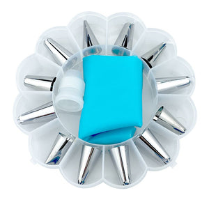 poche à douilles en silicone et ses 12 embouts inox