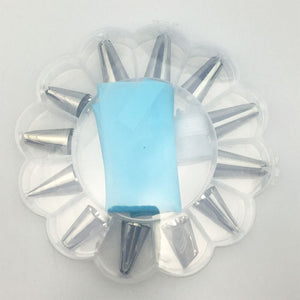 poche à douilles en silicone et ses 12 embouts inox