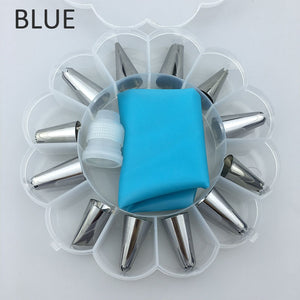poche à douilles en silicone et ses 12 embouts inox