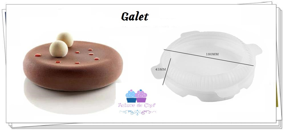 Moule 3D en silicone, gâteau à partager