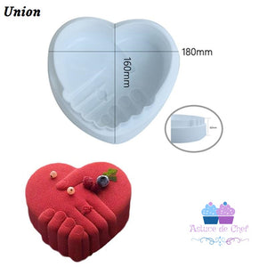 Moule 3D en silicone, gâteau à partager