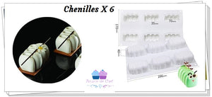 Moule 3D en silicone, portion individuelle